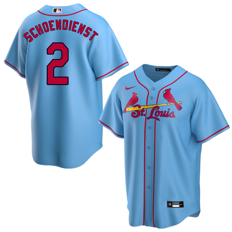Nike Men #2 Red Schoendienst St.Louis Cardinals Baseball Jerseys Sale-Blue